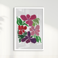 Abstrato Floral II por Aquarelando