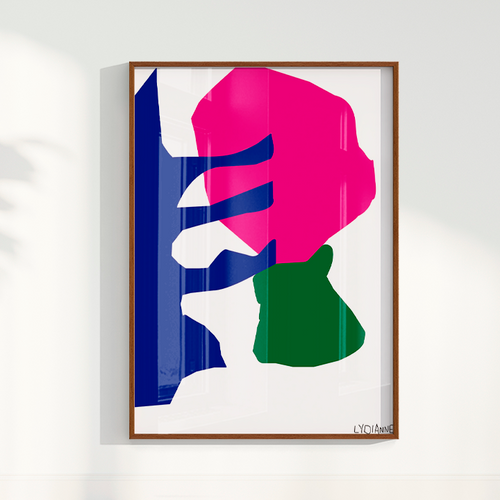 Quadro Um coração sendo engolido  por Lydianne Carney