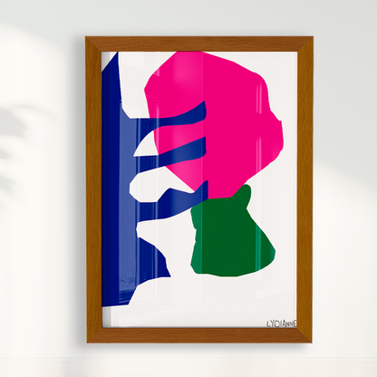 Quadro Um coração sendo engolido  por Lydianne Carney