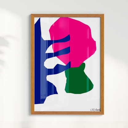 Quadro Um coração sendo engolido  por Lydianne Carney