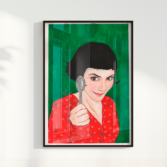 Quadro Amélie Poulain II por Rayana Karoline