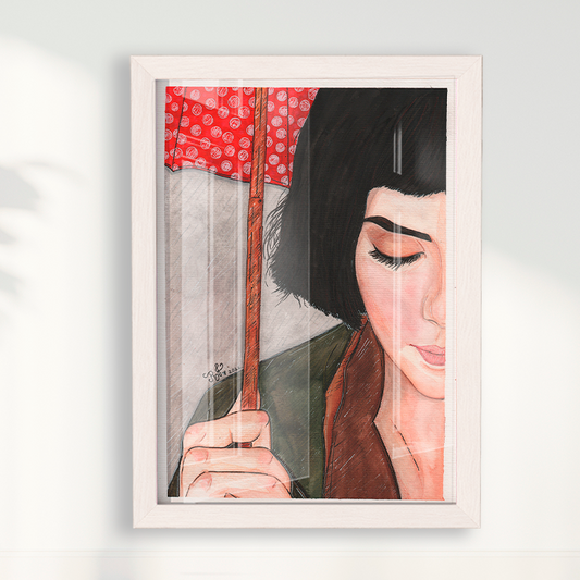 Quadro Amélie Poulain por Rayana Karoline