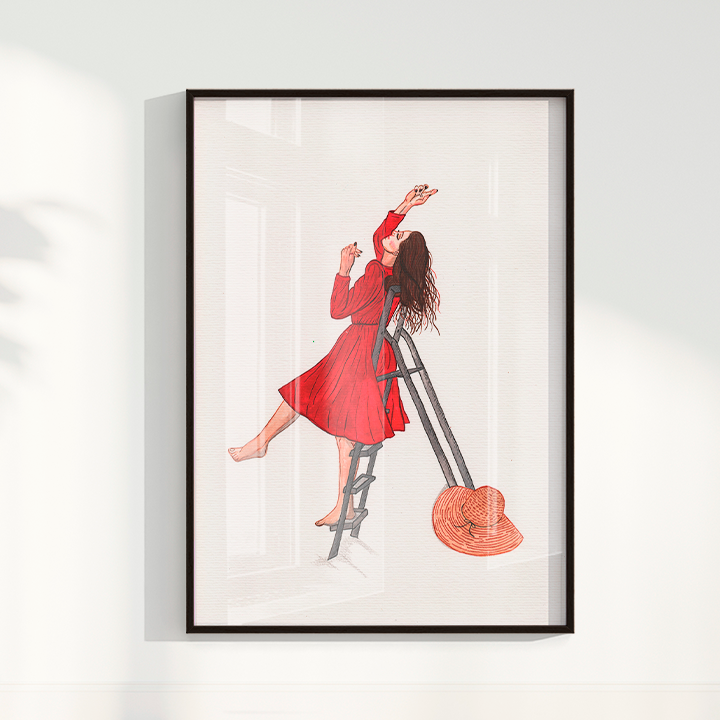 Quadro Aquarelando 10 por Rayana Karoline