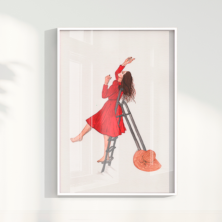 Quadro Aquarelando 10 por Rayana Karoline