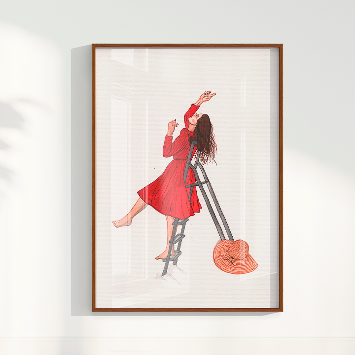 Quadro Aquarelando 10 por Rayana Karoline