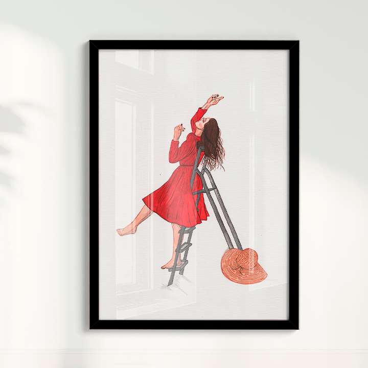 Quadro Aquarelando 10 por Rayana Karoline