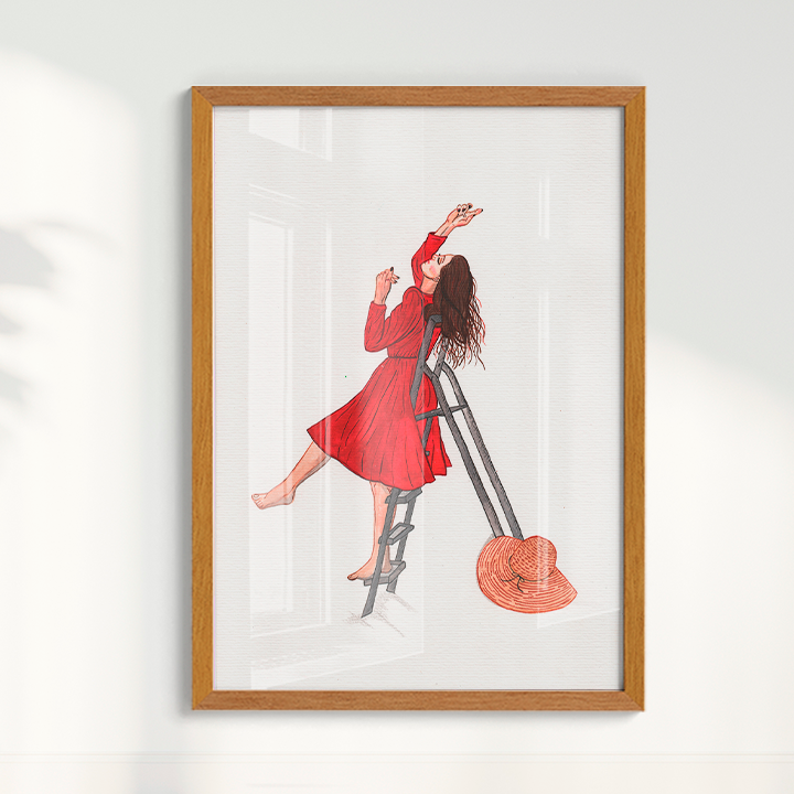 Quadro Aquarelando 10 por Rayana Karoline