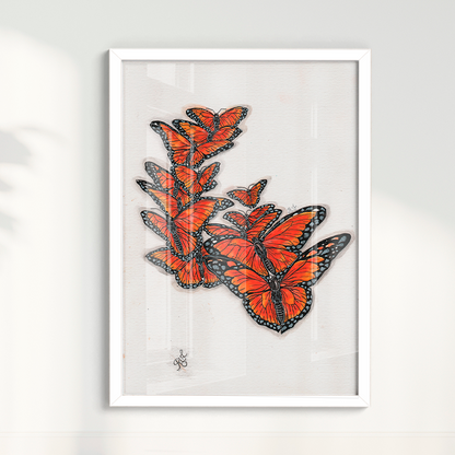 Quadro Aquarelando 16 por Rayana Karoline