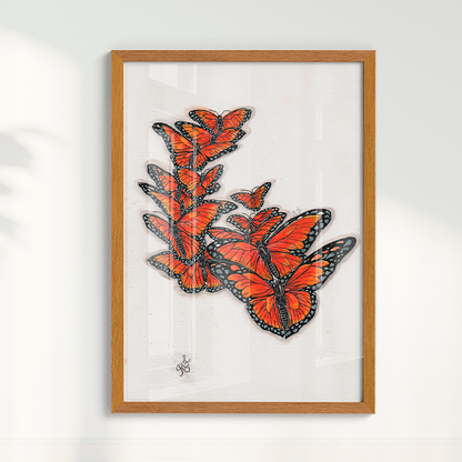 Quadro Aquarelando 16 por Rayana Karoline