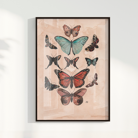 Quadro Aquarelando 1 por Rayana Karoline