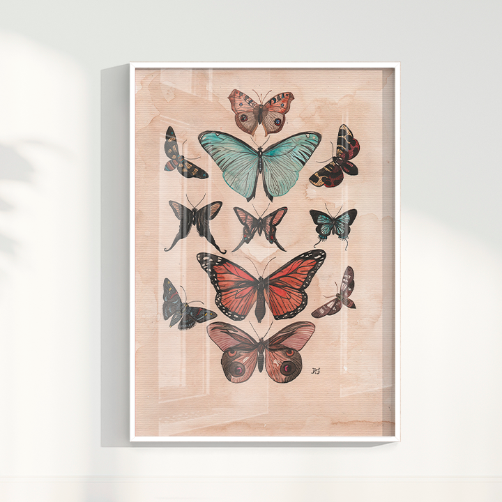 Quadro Aquarelando 1 por Rayana Karoline