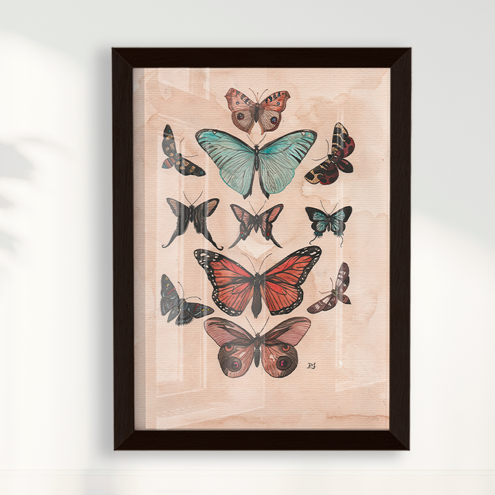 Quadro Aquarelando 1 por Rayana Karoline