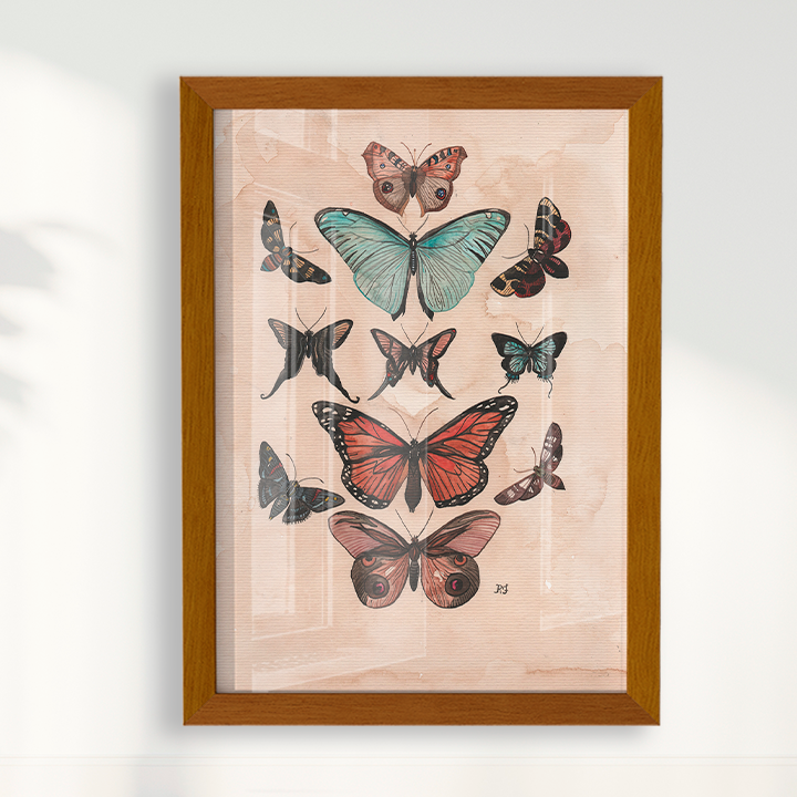 Quadro Aquarelando 1 por Rayana Karoline
