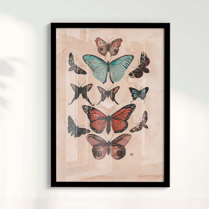 Quadro Aquarelando 1 por Rayana Karoline