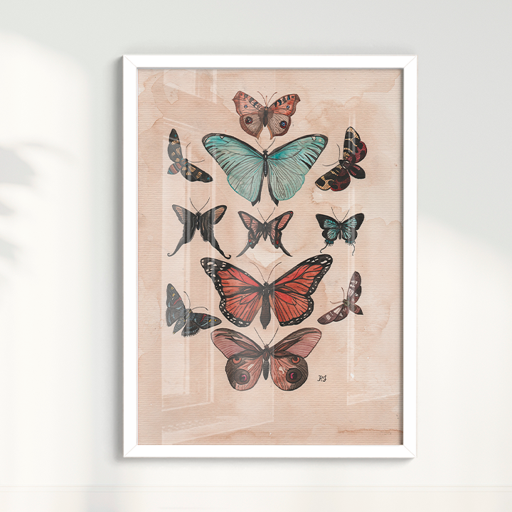 Quadro Aquarelando 1 por Rayana Karoline