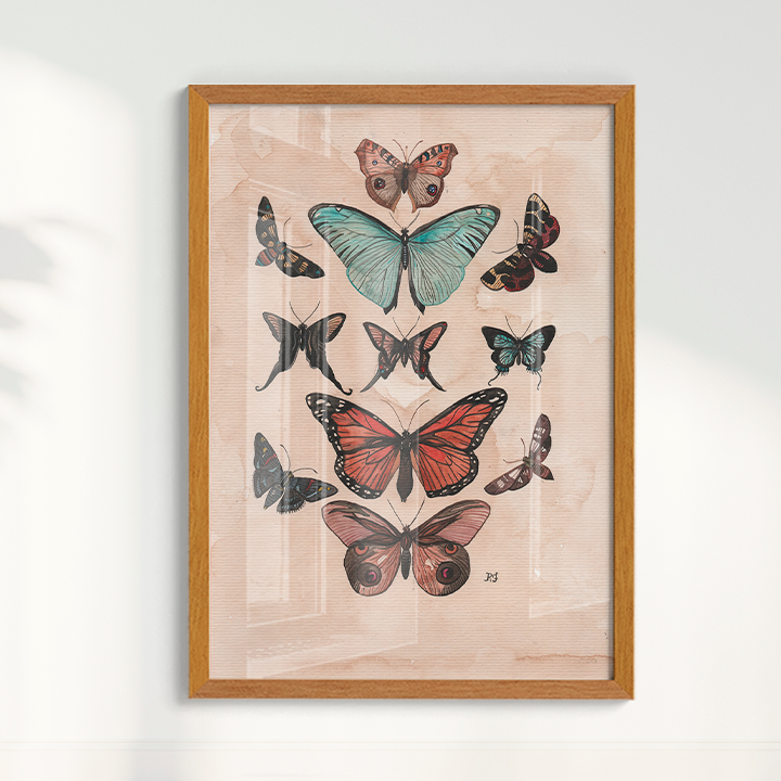 Quadro Aquarelando 1 por Rayana Karoline
