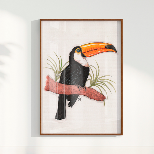 Quadro Tucano por Rayana Karoline