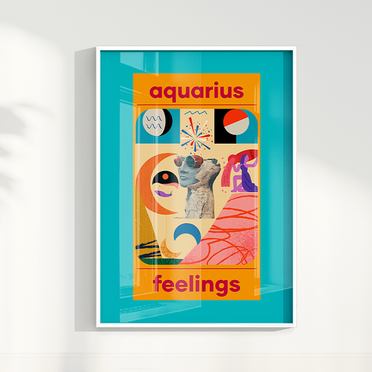 Quadro Signos - Aquarius por Joana Petribú