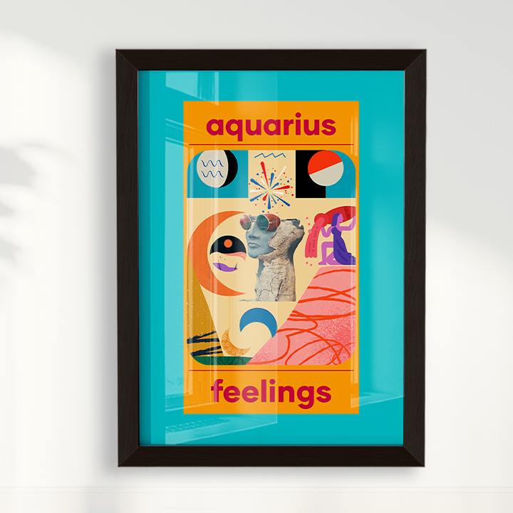 Quadro Signos - Aquarius por Joana Petribú