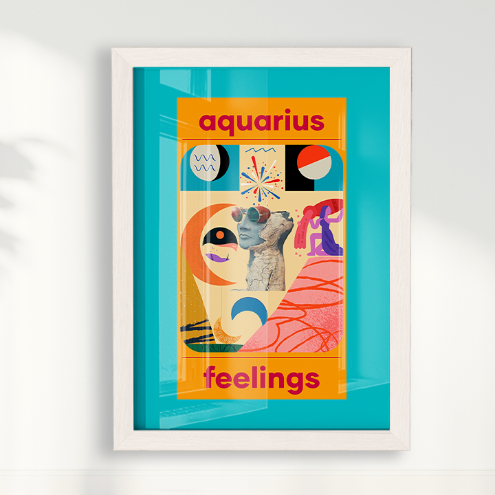 Quadro Signos - Aquarius por Joana Petribú