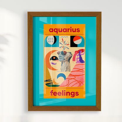 Quadro Signos - Aquarius por Joana Petribú