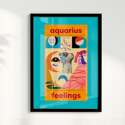 Quadro Signos - Aquarius por Joana Petribú