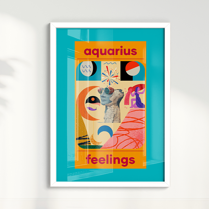 Quadro Signos - Aquarius por Joana Petribú