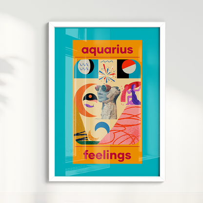 Quadro Signos - Aquarius por Joana Petribú