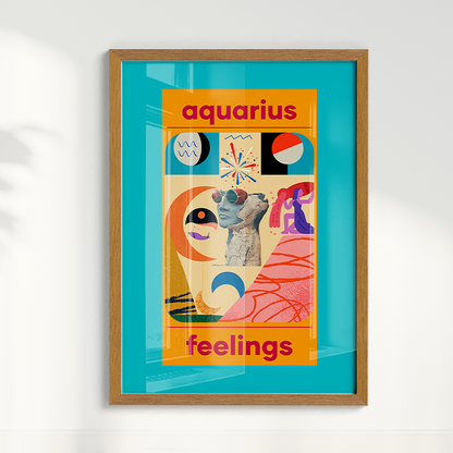 Quadro Signos - Aquarius por Joana Petribú