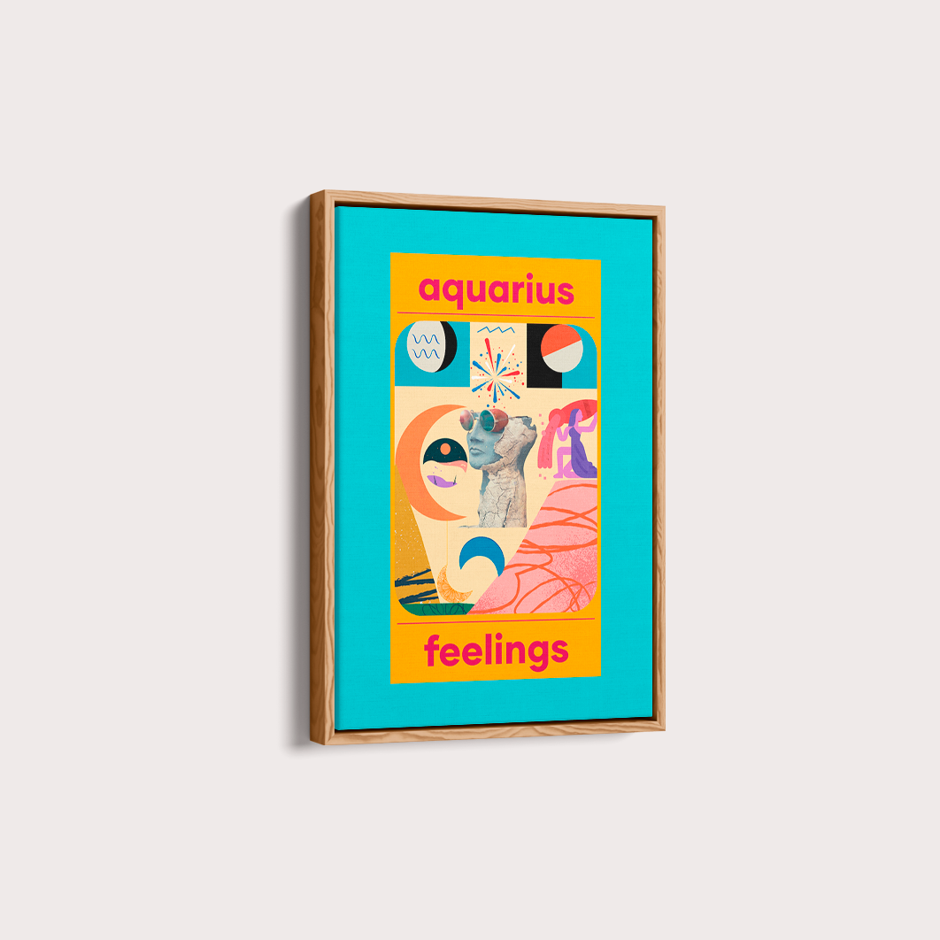Quadro Signos - Aquarius por Joana Petribú
