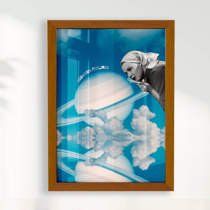 Quadro Signos - Aquarius Feelings Joana Petribú