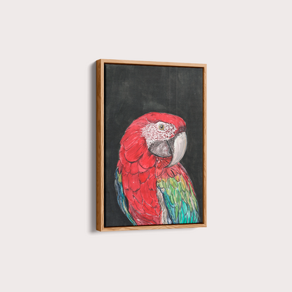 Quadro Arara por aquarelando