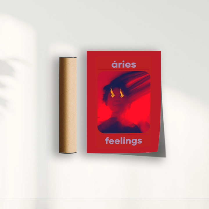 Quadro Signos - Aries Feelings por Joana Petribú