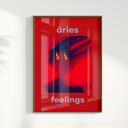 Quadro Signos - Aries Feelings por Joana Petribú