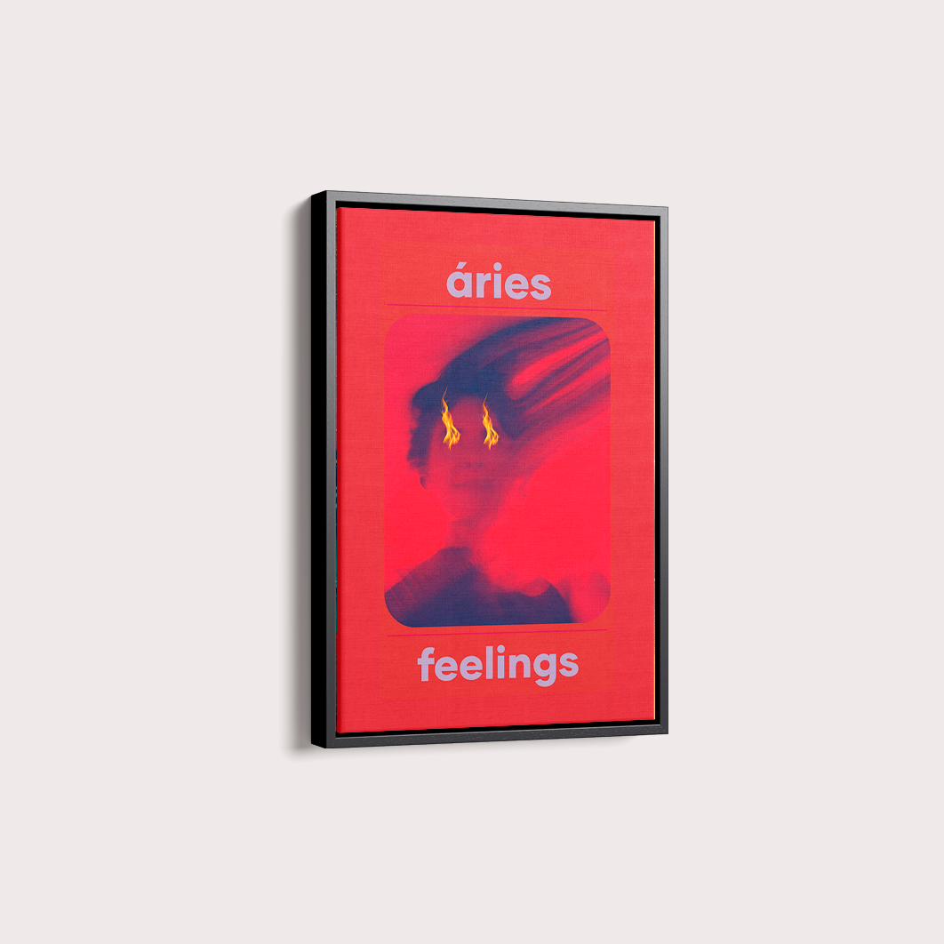 Quadro Signos - Aries Feelings por Joana Petribú