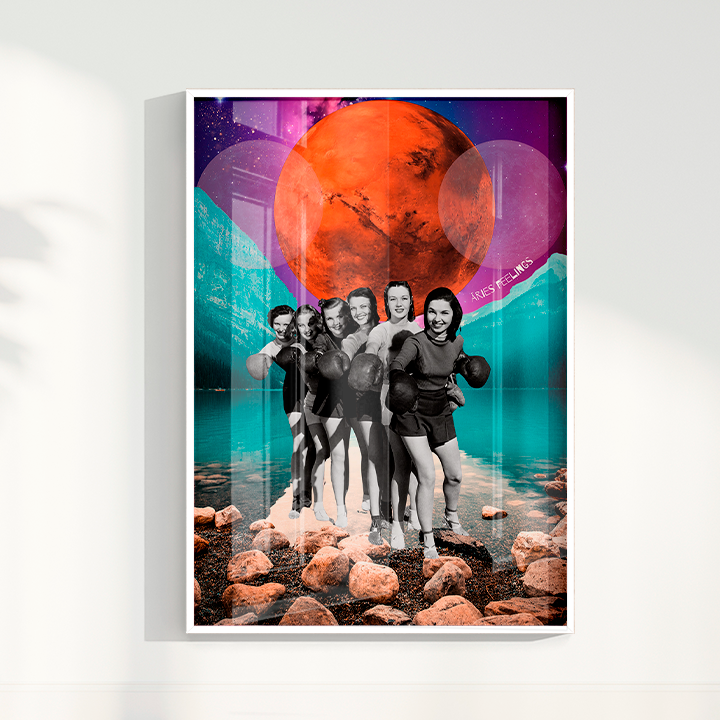 Quadro Signos - Áries Feelings por Joana Petribú