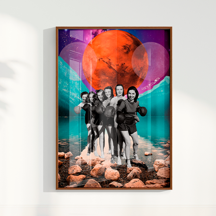 Quadro Signos - Áries Feelings por Joana Petribú