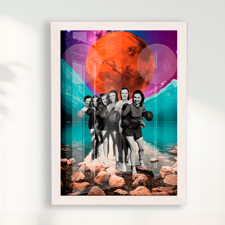 Quadro Signos - Áries Feelings por Joana Petribú