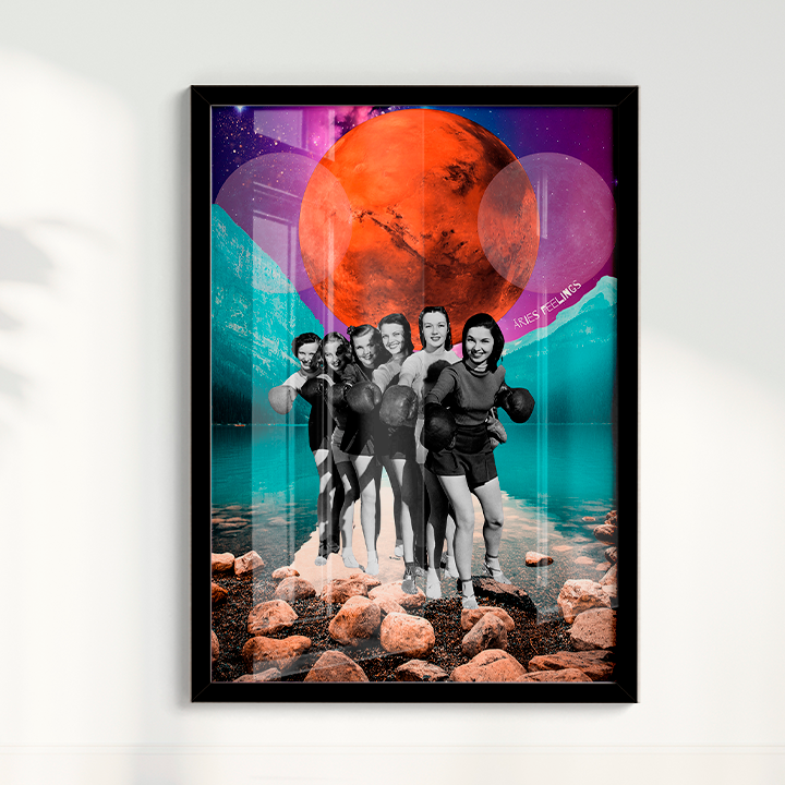 Quadro Signos - Áries Feelings por Joana Petribú