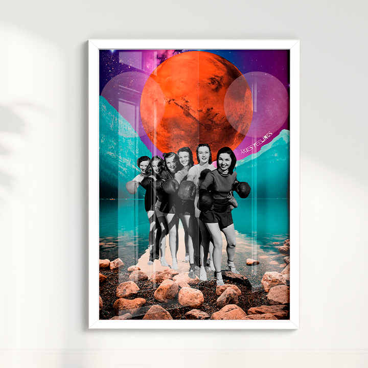 Quadro Signos - Áries Feelings por Joana Petribú