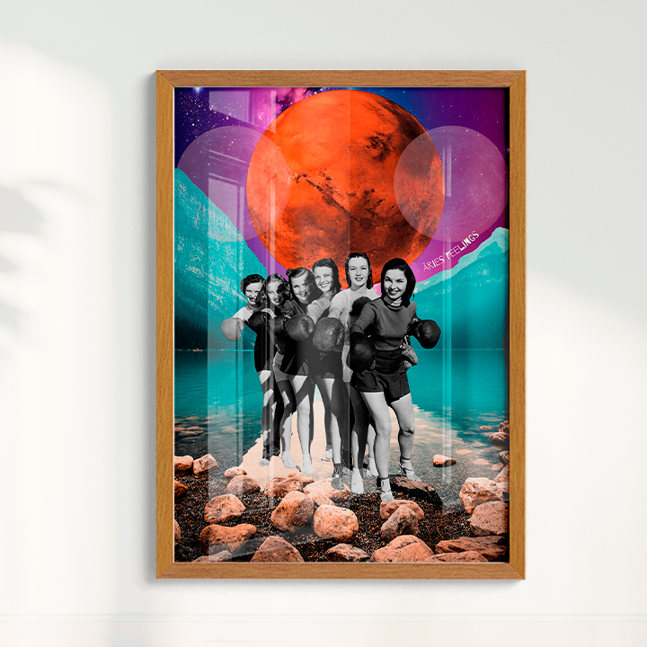 Quadro Signos - Áries Feelings por Joana Petribú