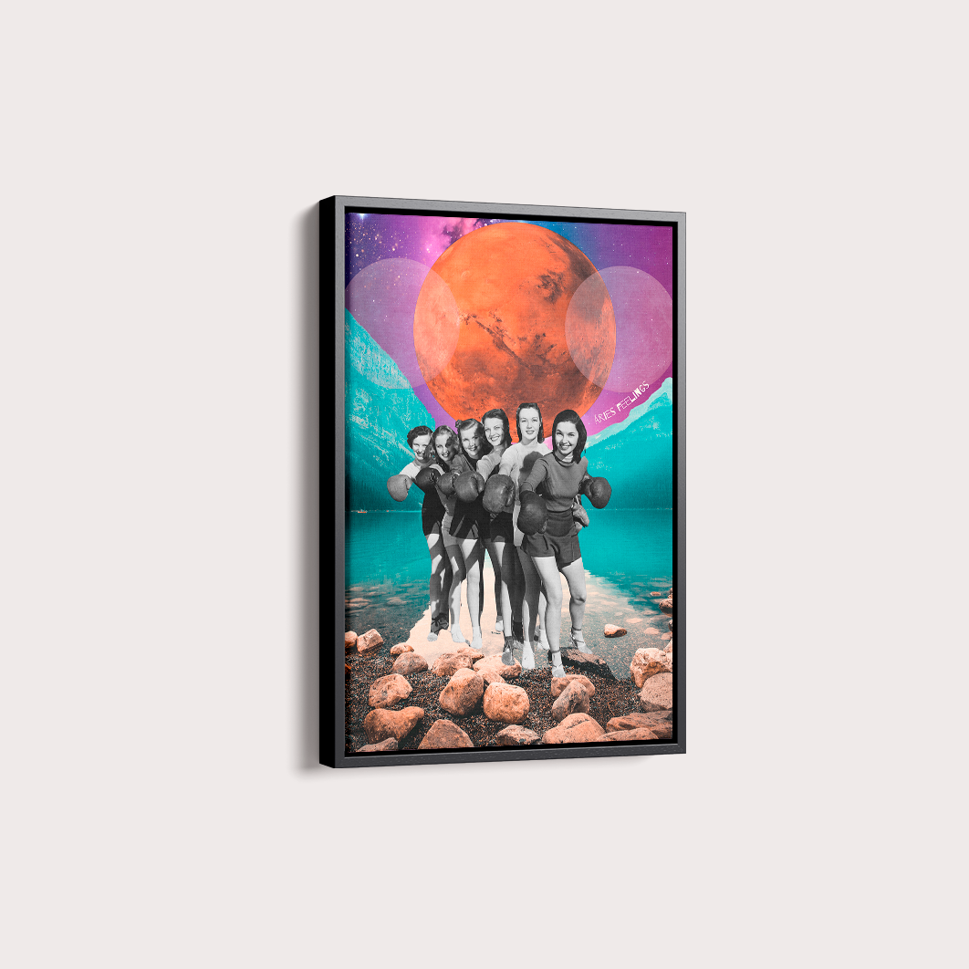 Quadro Signos - Áries Feelings por Joana Petribú