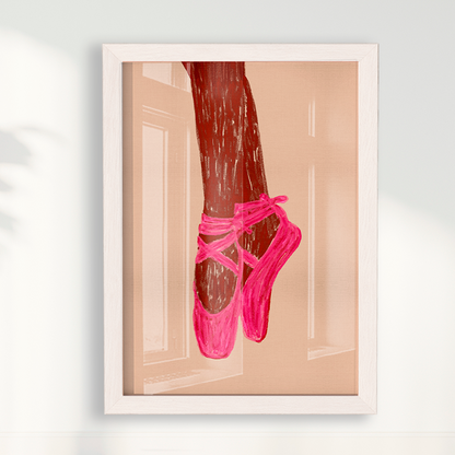 Quadro Ballet Shoes por Mário Soares