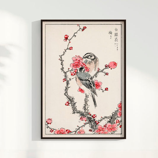Quadro Birds (1885) por Numata Kashu