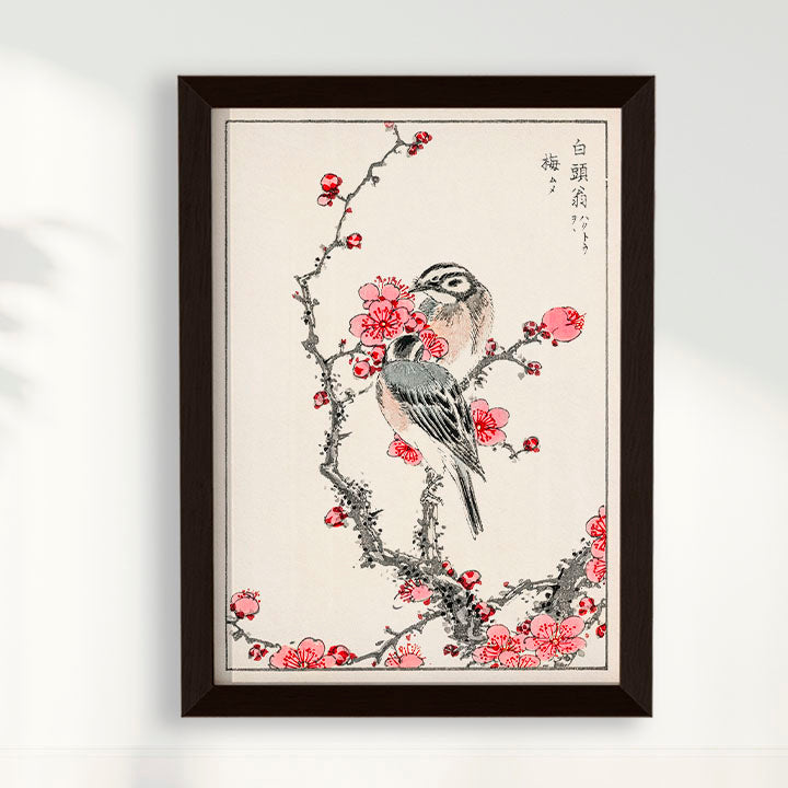Quadro Birds (1885) por Numata Kashu