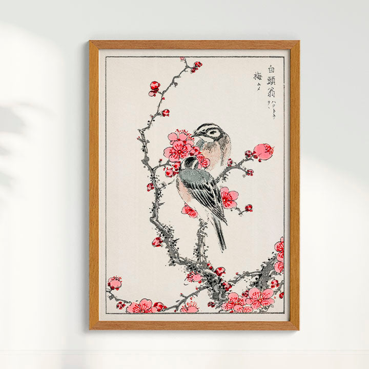 Quadro Birds (1885) por Numata Kashu