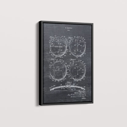 Quadro Patente Bola de Futebol