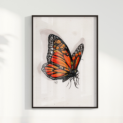 Quadro Borboleta I por aquarelando