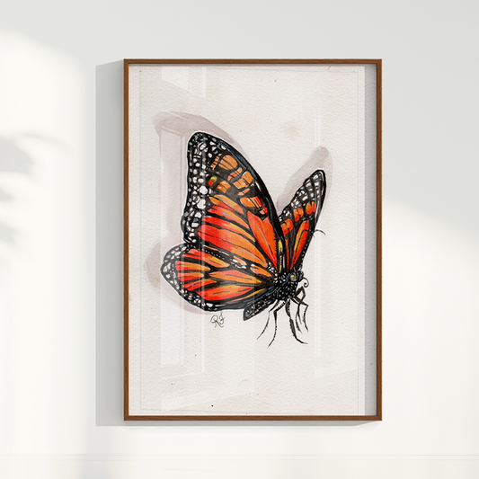 Quadro Borboleta I por aquarelando