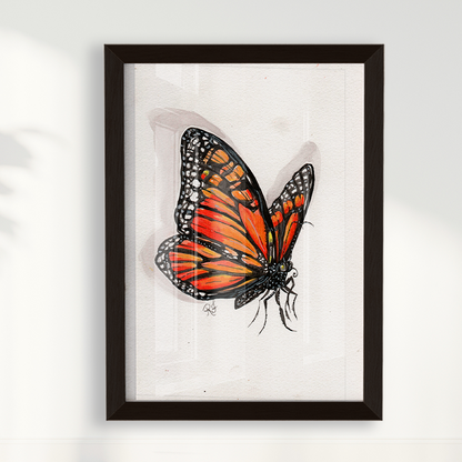 Quadro Borboleta I por aquarelando